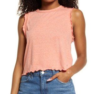 NEW Nordstrom BP. Ruffle Edge Sweater Tank S
